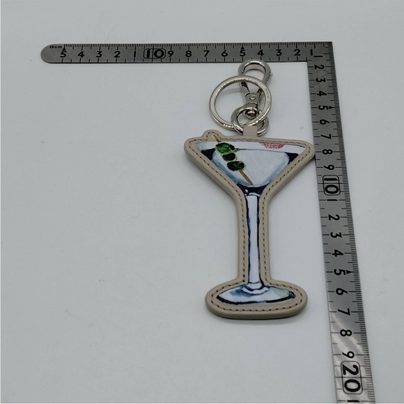 Fendi Martini Glass Bag Charm / Keychain EUC - Picture 9 of 9